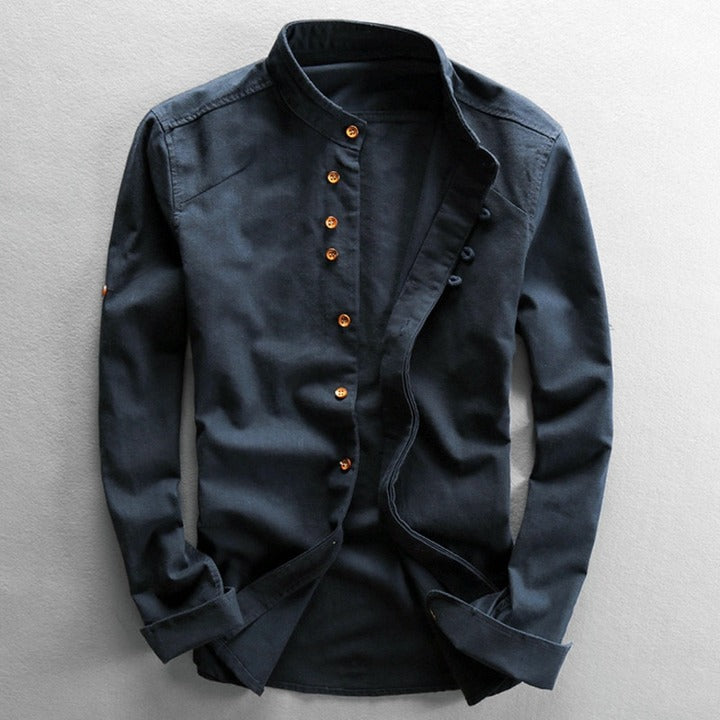 Henry™ - Long Sleeve Shirt with Japanese Style