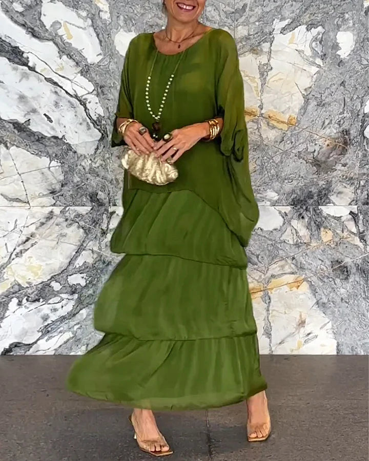 Abigail™ - Elegant Ruffled Dress