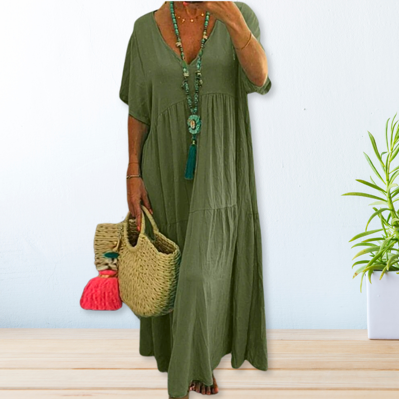 Astrid™ - V-neck Summer Dress
