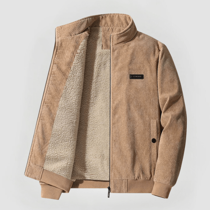 Nathan™ - Corduroy Jacket with Fleece Lining