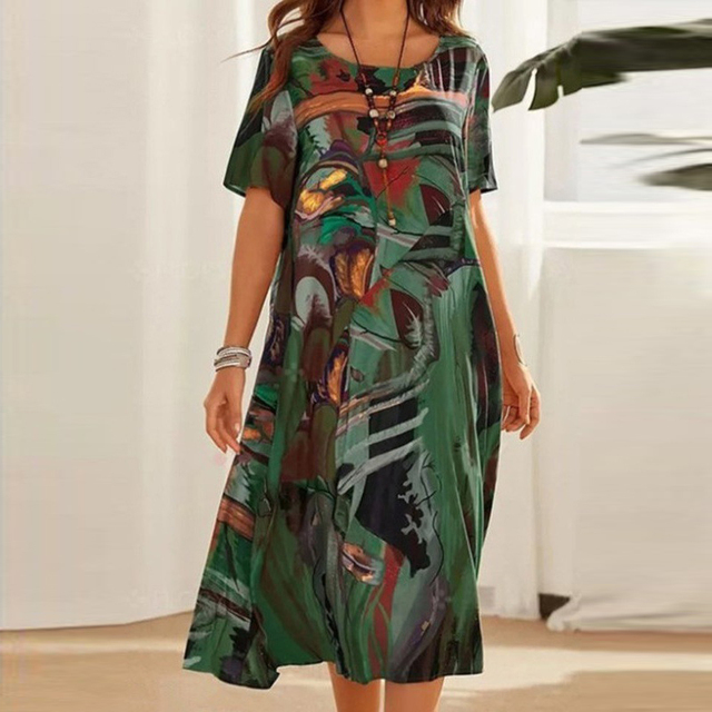 Jodie™ - Elegant Floral Printed Dress