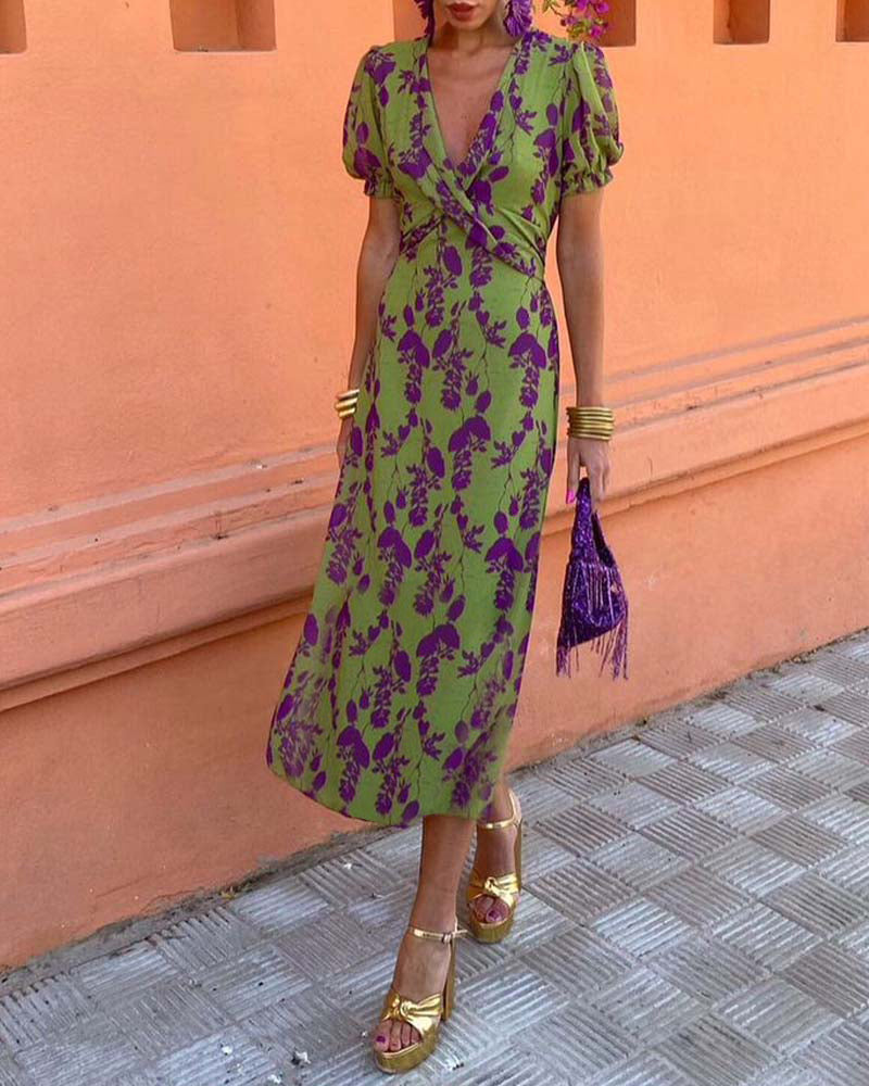 Nova™ - Midi Dress with Half Sleeves