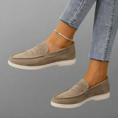 Imogen™ - Artisan Crafted Elegant Suede Moccasins