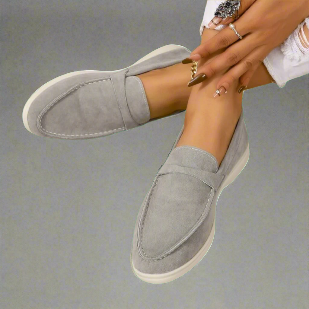 Imogen™ - Artisan Crafted Elegant Suede Moccasins