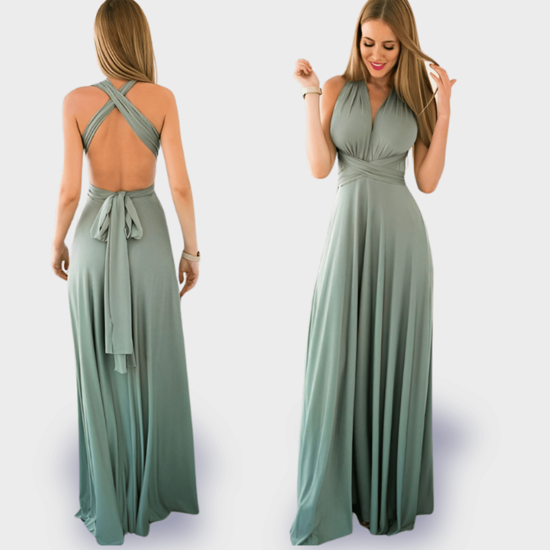 Odessa™ - Elegant Wrap Dress Crafted from Luxurious Fabric for Special Occasions
