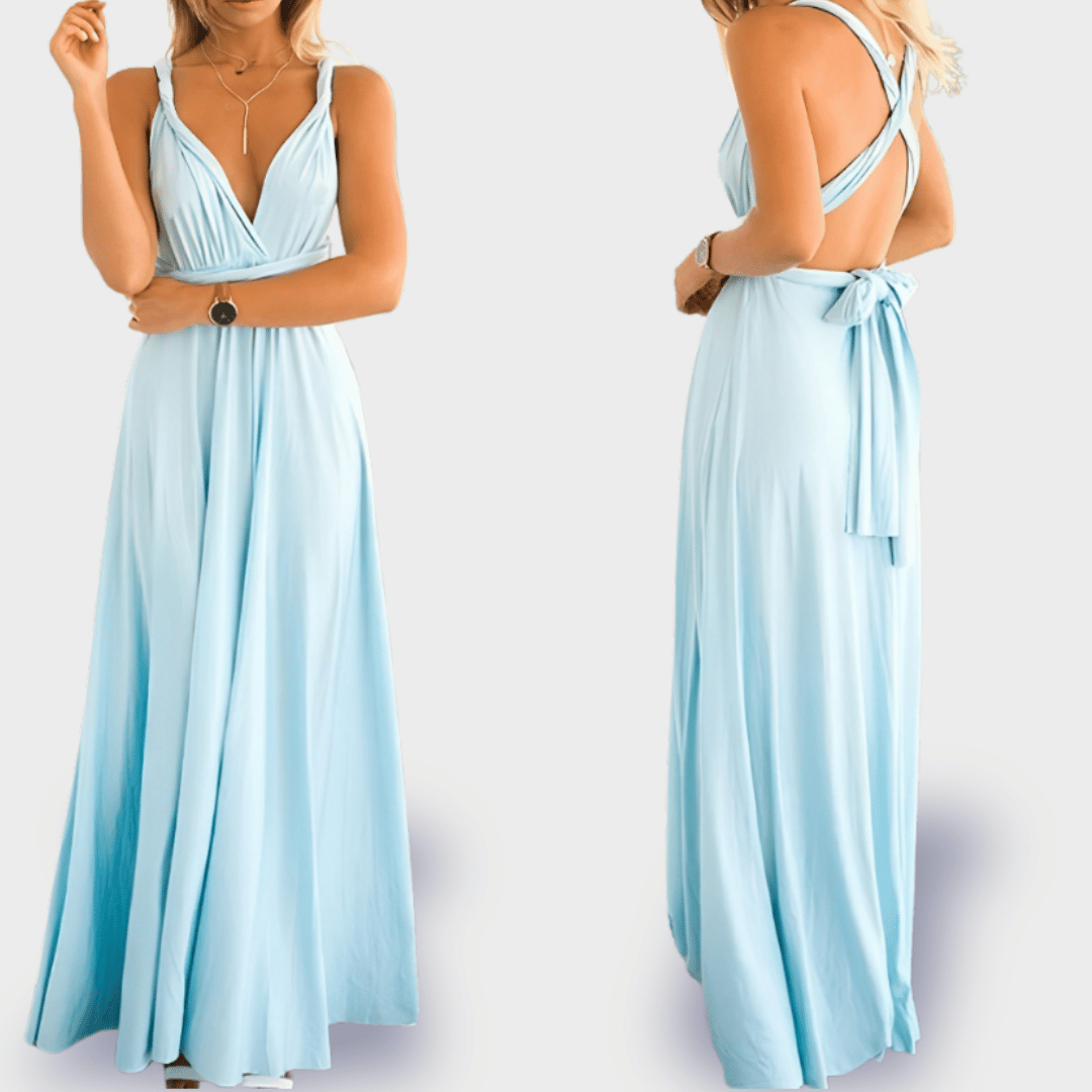 Odessa™ - Elegant Wrap Dress Crafted from Luxurious Fabric for Special Occasions