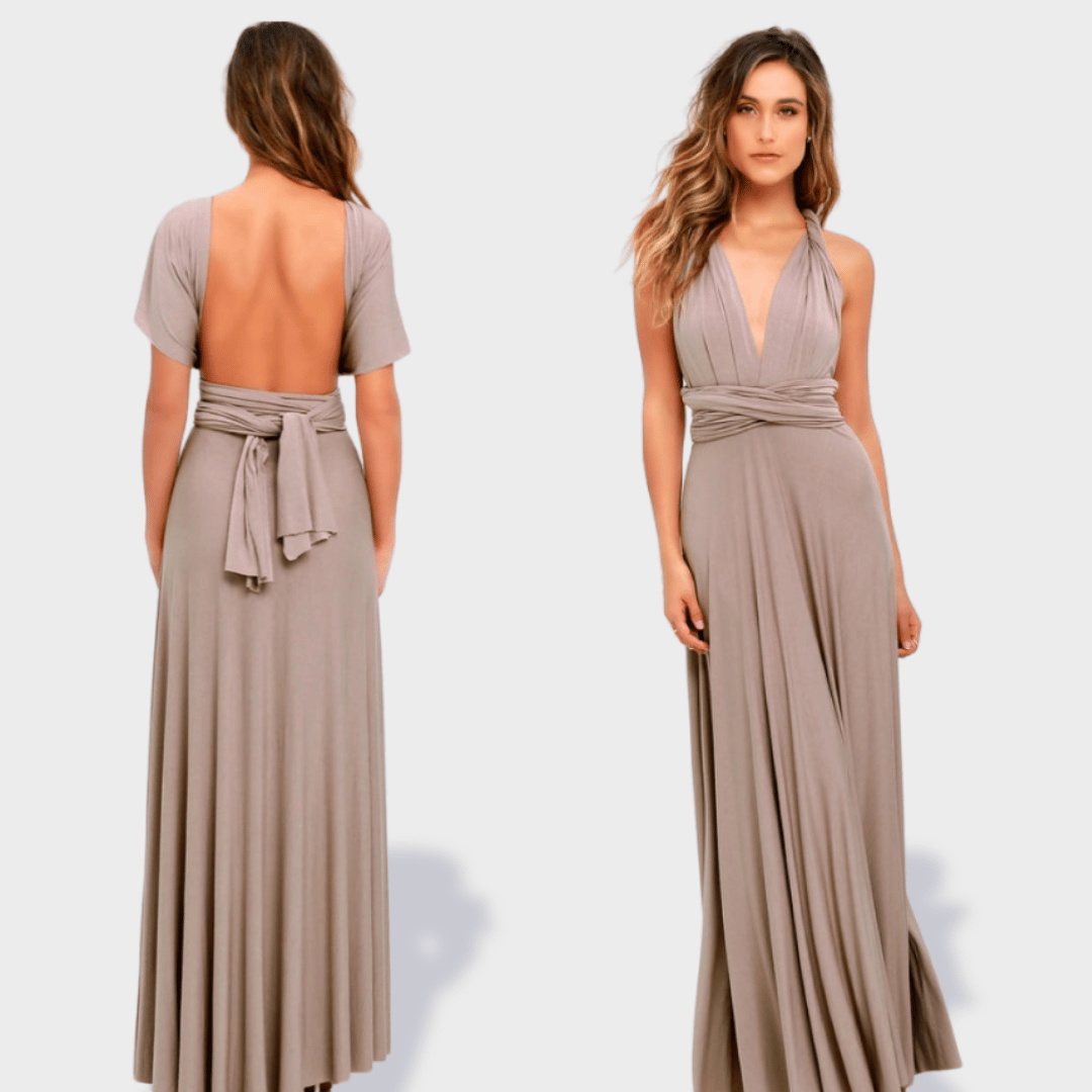 Odessa™ - Elegant Wrap Dress Crafted from Luxurious Fabric for Special Occasions