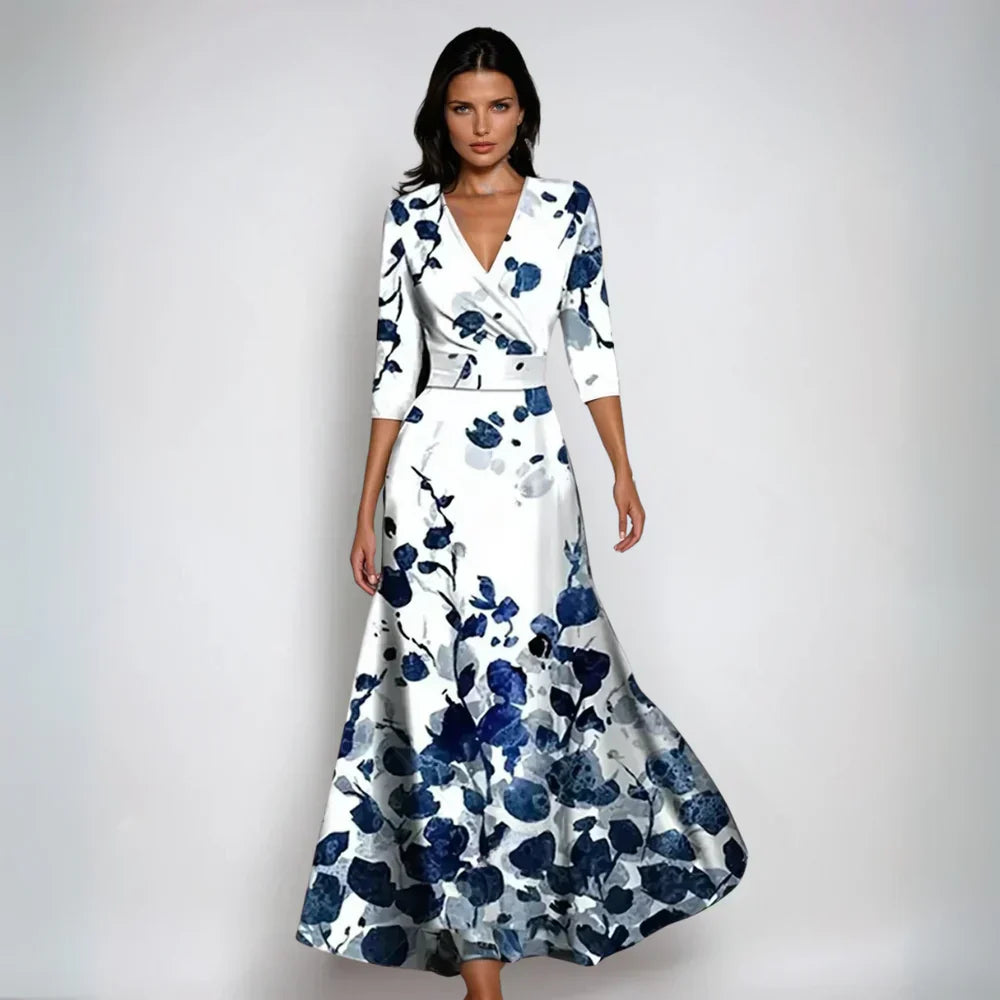 Jane™ - Stylish Floral Wrap Dress