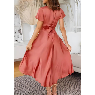 Madison™ - Midi Dress Featuring Knot Accent