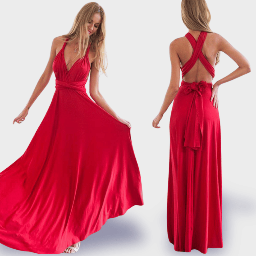 Odessa™ - Elegant Wrap Dress Crafted from Luxurious Fabric for Special Occasions
