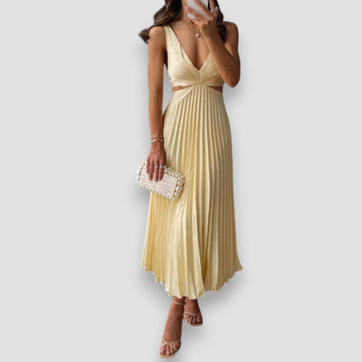Monica™ - Elegant Pleated Dress