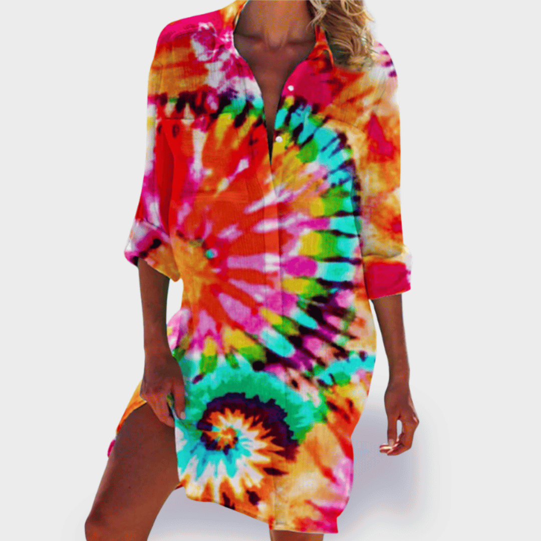 Brigitte™ - Vibrant and Breezy Summer Dress