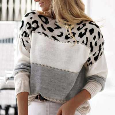 Penelope™ - Stylish Leopard Print Jumper