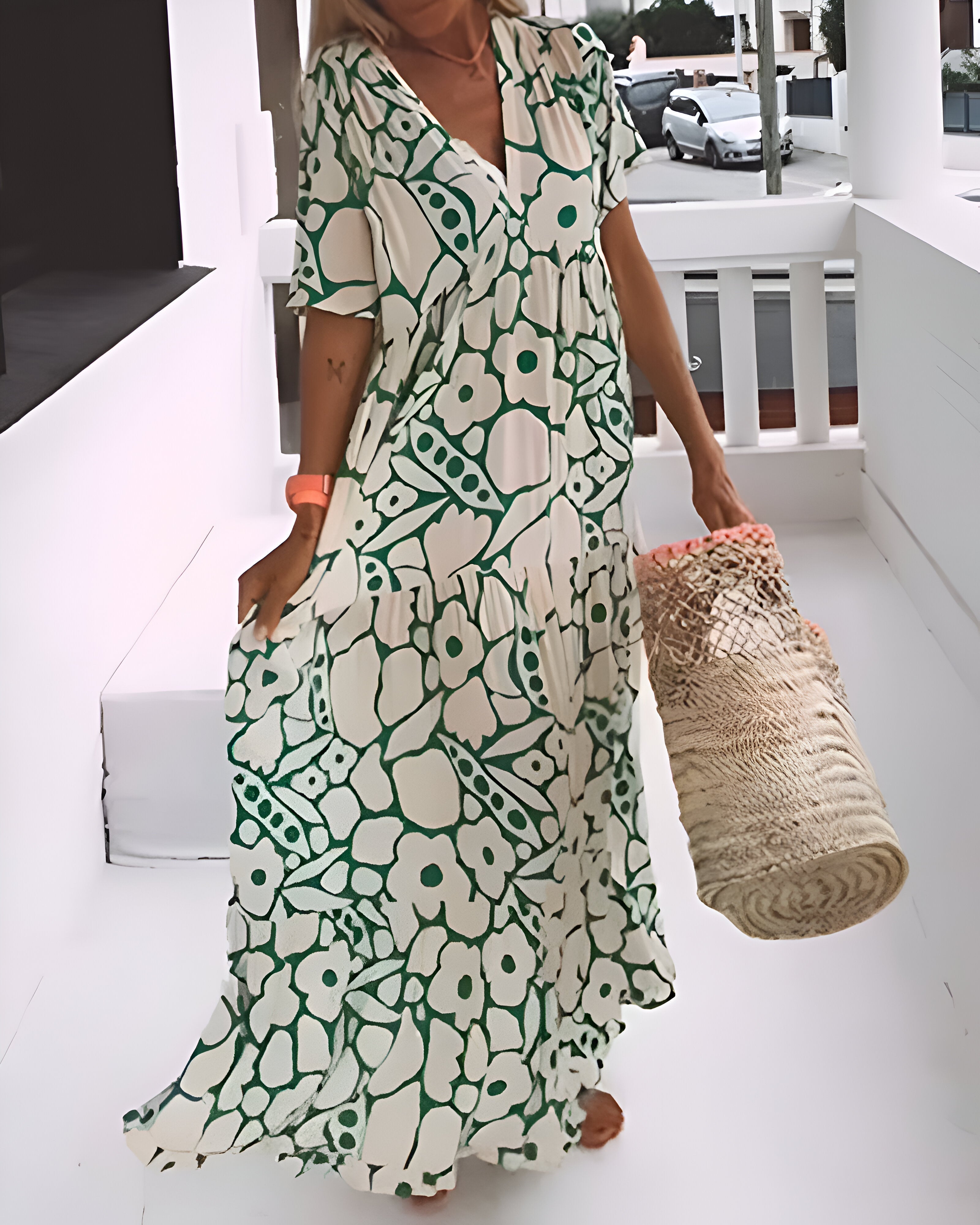 Helena™ - Printed Maxi Dress