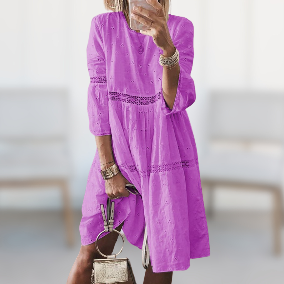 MARGARET™ - Elegant  Embroidered Summer Dress