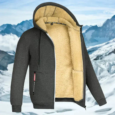 Arie™ - Men's Winter Coat with Hood and Fleece