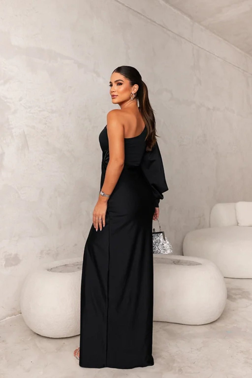 Estella™ - One-Sleeve Evening Dress