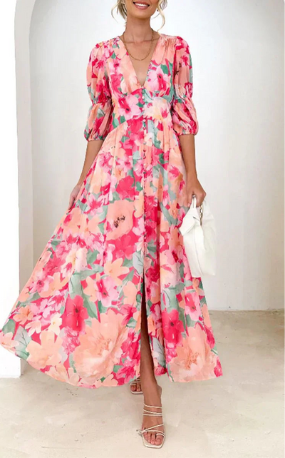 Megan™ - Floral Spring Dress