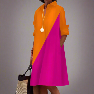 Maude™ - Chic Polo Dress Crafted from High-Quality Fabric