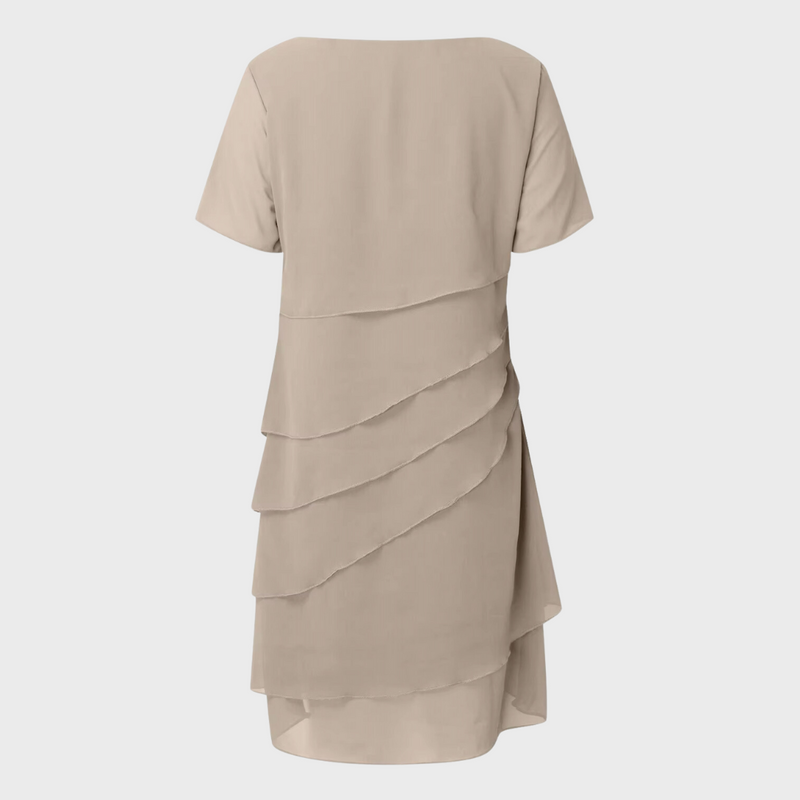 Esmeralda™ - Pleated Chiffon Dress