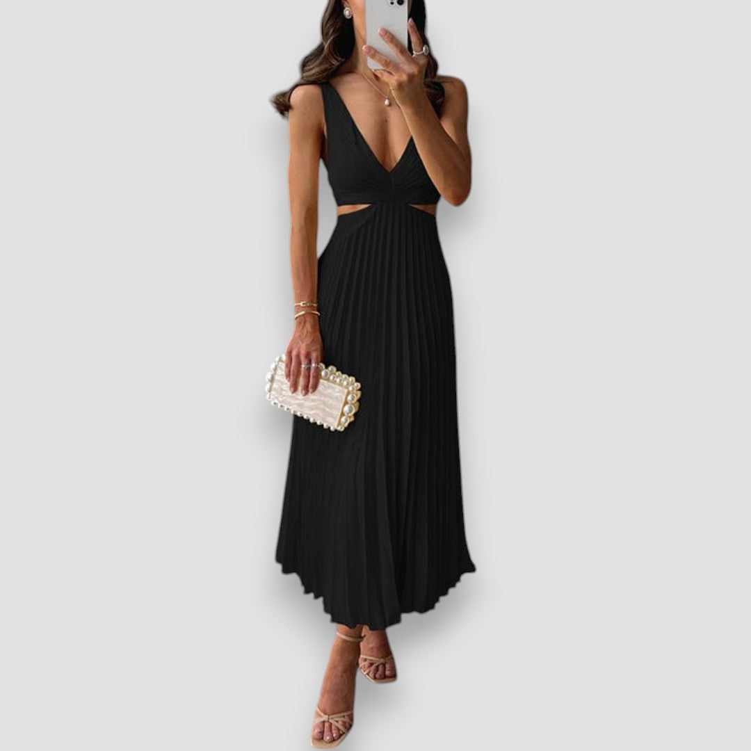 Monica™ - Elegant Pleated Dress