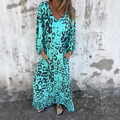 Janice™ - Animal Print Midi Dress