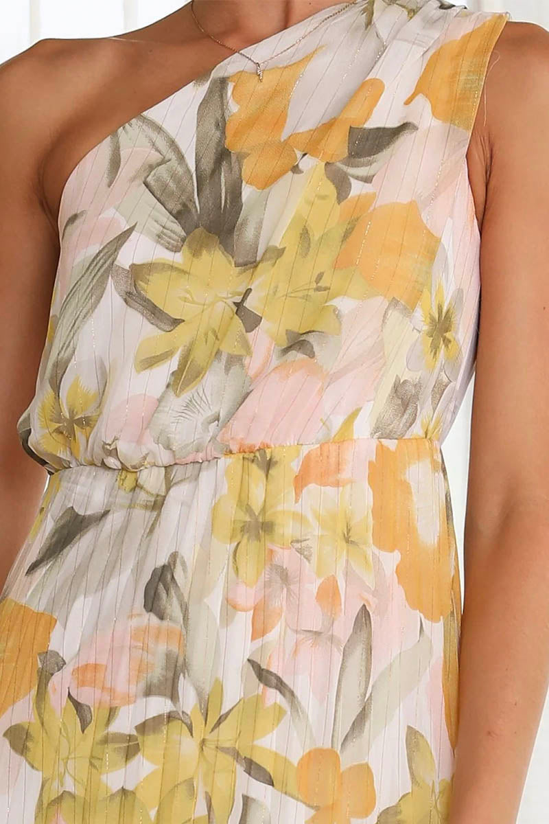 Callie™ - Printed Off-the-Shoulder Dress