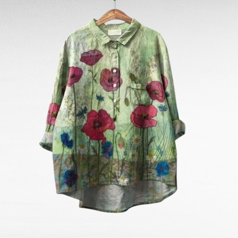 Luna™ - Chic Vintage-Style Blouse