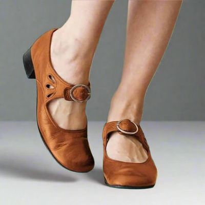 Lottie™ - Orthopaedic Leather Sandals with Comfortable Wedge Sole
