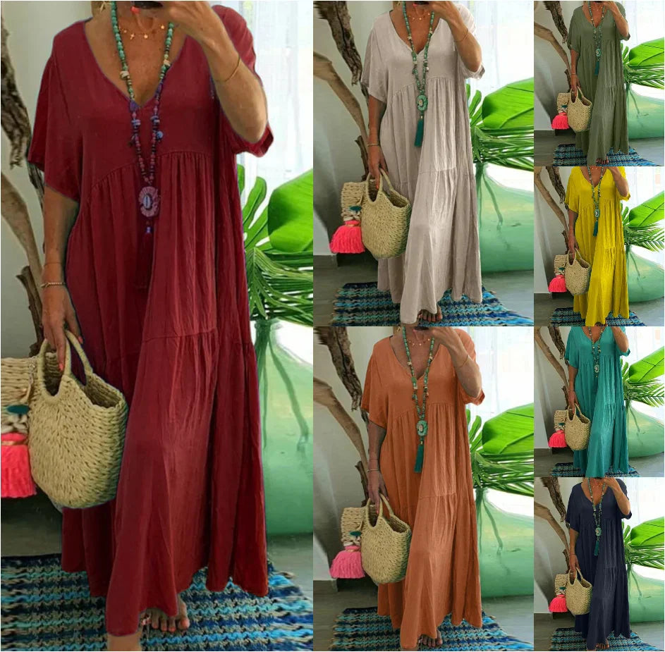 Astrid™ - V-neck Summer Dress