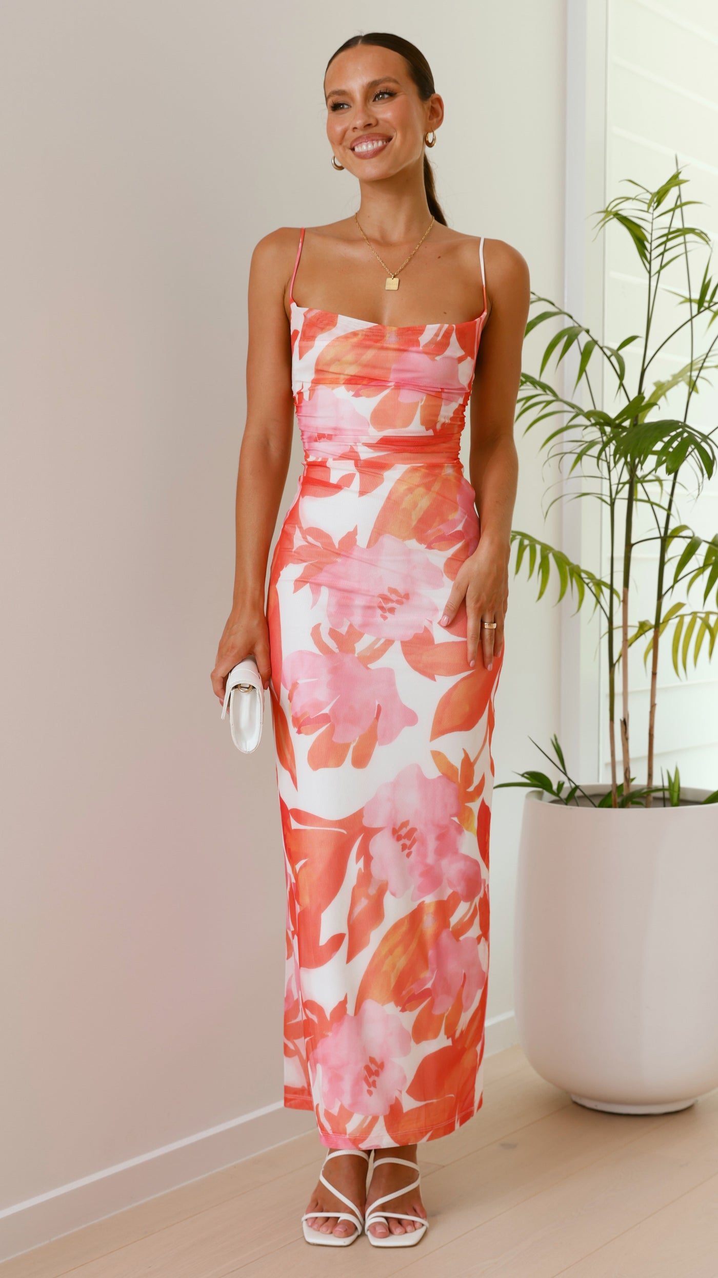 Martina™ - Elegant Floral Maxi Dress