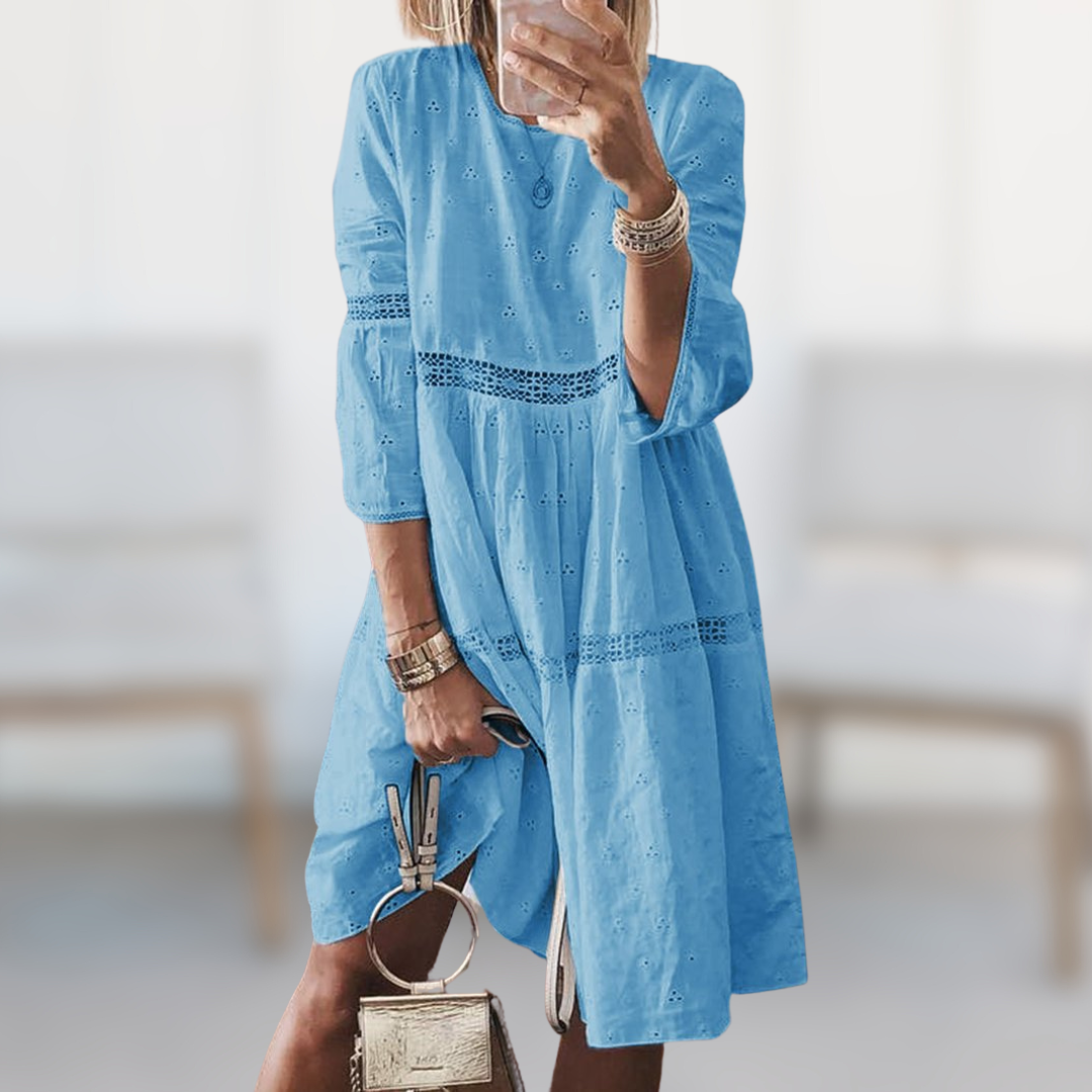 MARGARET™ - Elegant  Embroidered Summer Dress