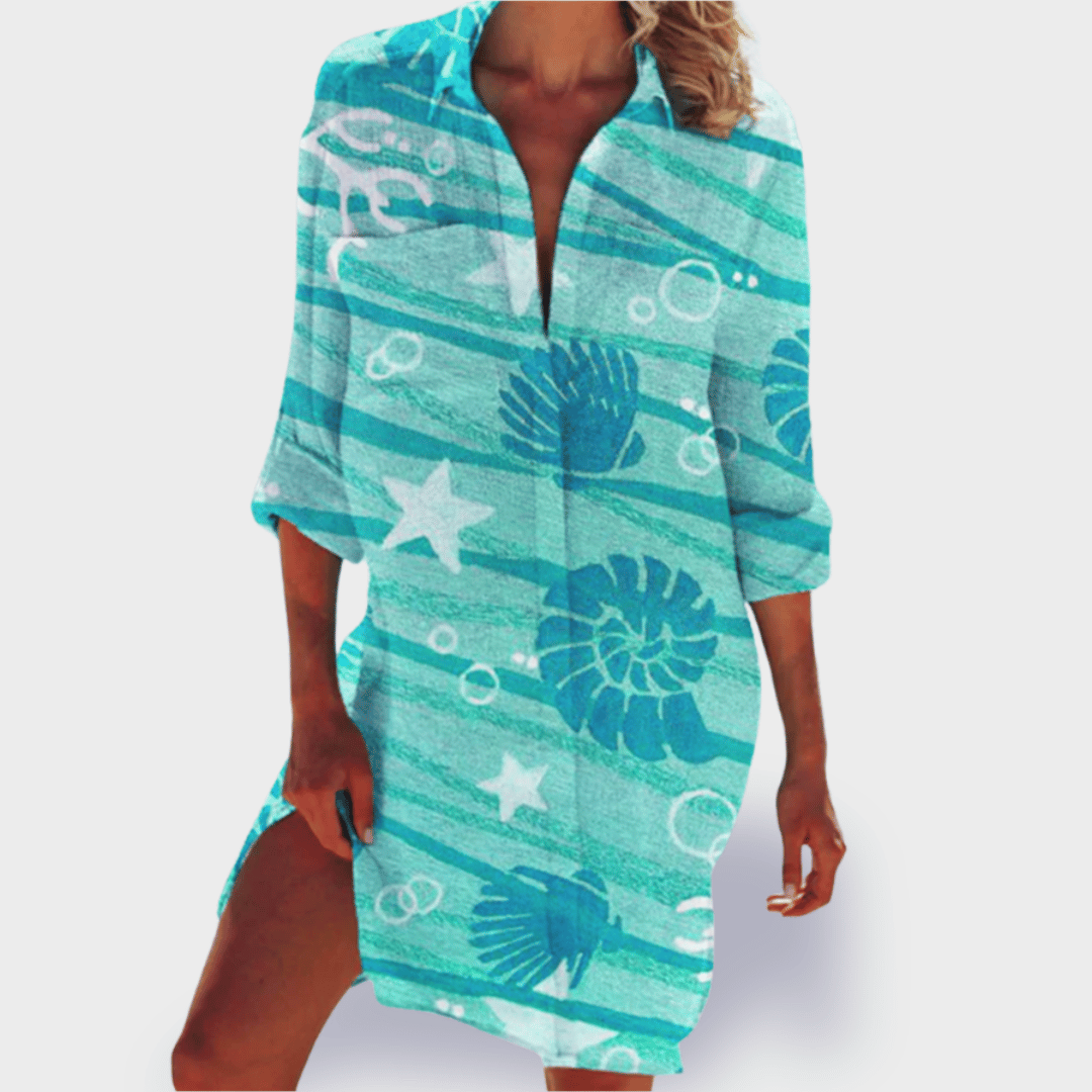 Brigitte™ - Vibrant and Breezy Summer Dress