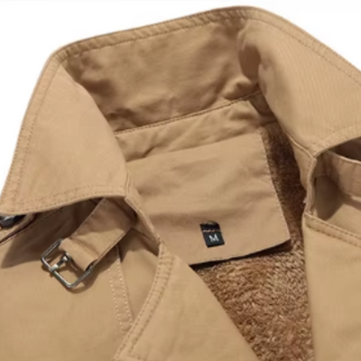 Elegant Padded Trench Coat