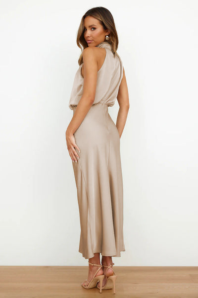 Louisa™ - Halter Neck Maxi Dress
