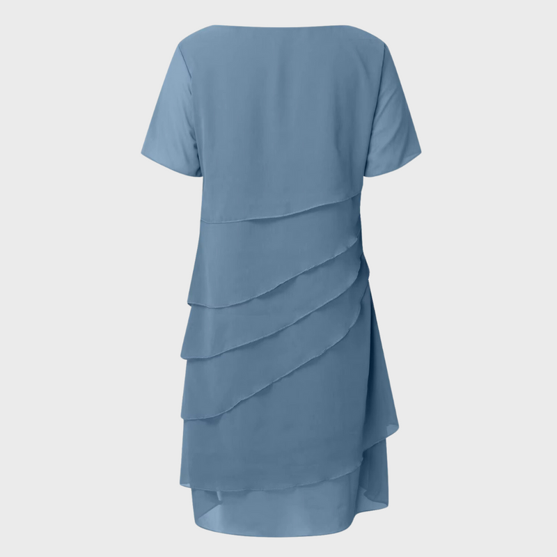 Esmeralda™ - Pleated Chiffon Dress
