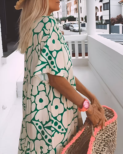 Helena™ - Printed Maxi Dress