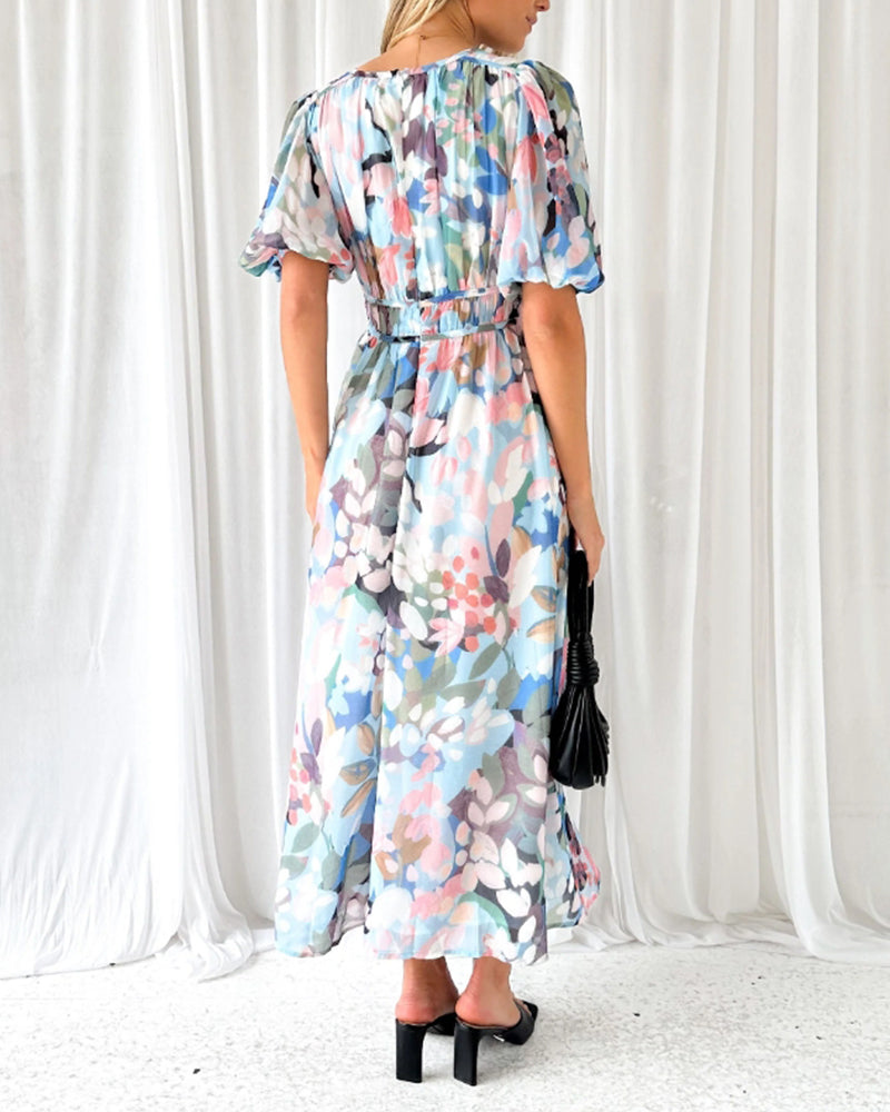 Georgina™ - Flowing Bohemian Maxi Dress