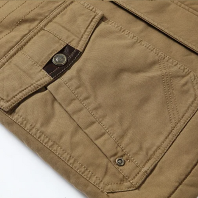 Elegant Padded Winter Jacket in Cotton