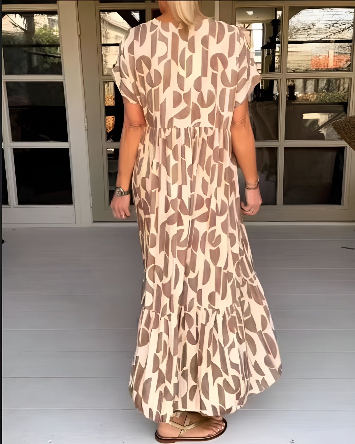 Jette™ - V-Neck Fluid Dress