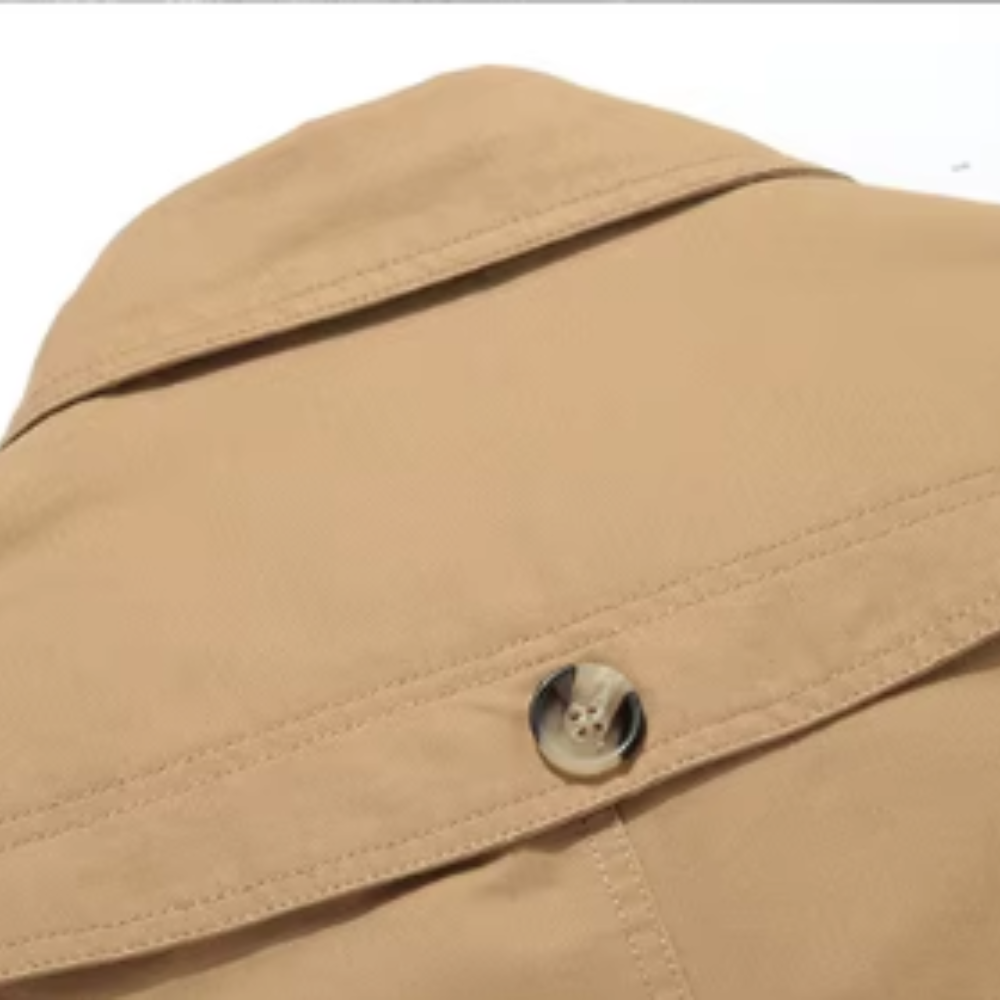 Elegant Padded Trench Coat