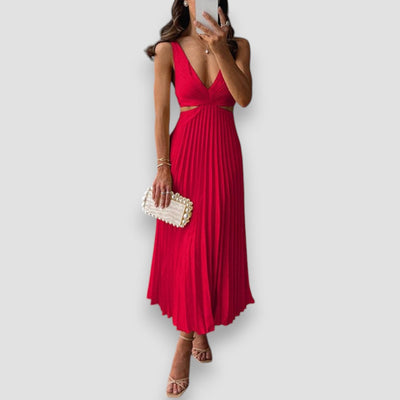 Monica™ - Elegant Pleated Dress