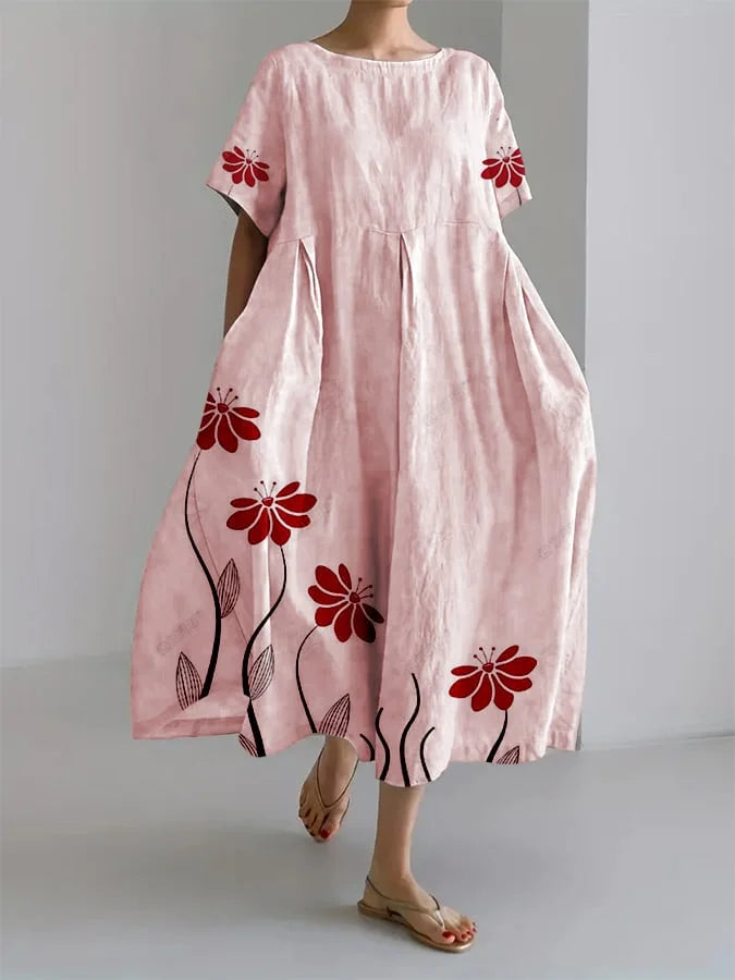 Jodie™ - Elegant Long Floral Dress