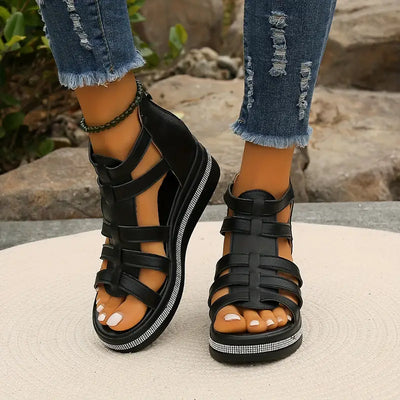 Sienna™ - Elegant Wedge Sandals