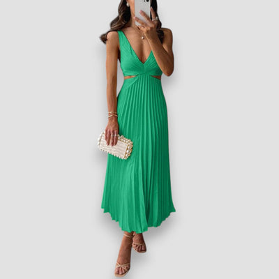 Monica™ - Elegant Pleated Dress