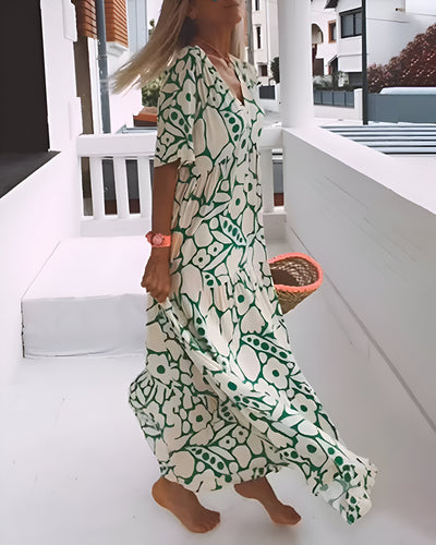 Helena™ - Printed Maxi Dress