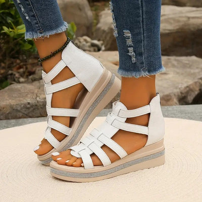Sienna™ - Elegant Wedge Sandals