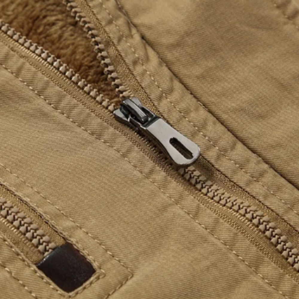 Elegant Padded Winter Jacket in Cotton