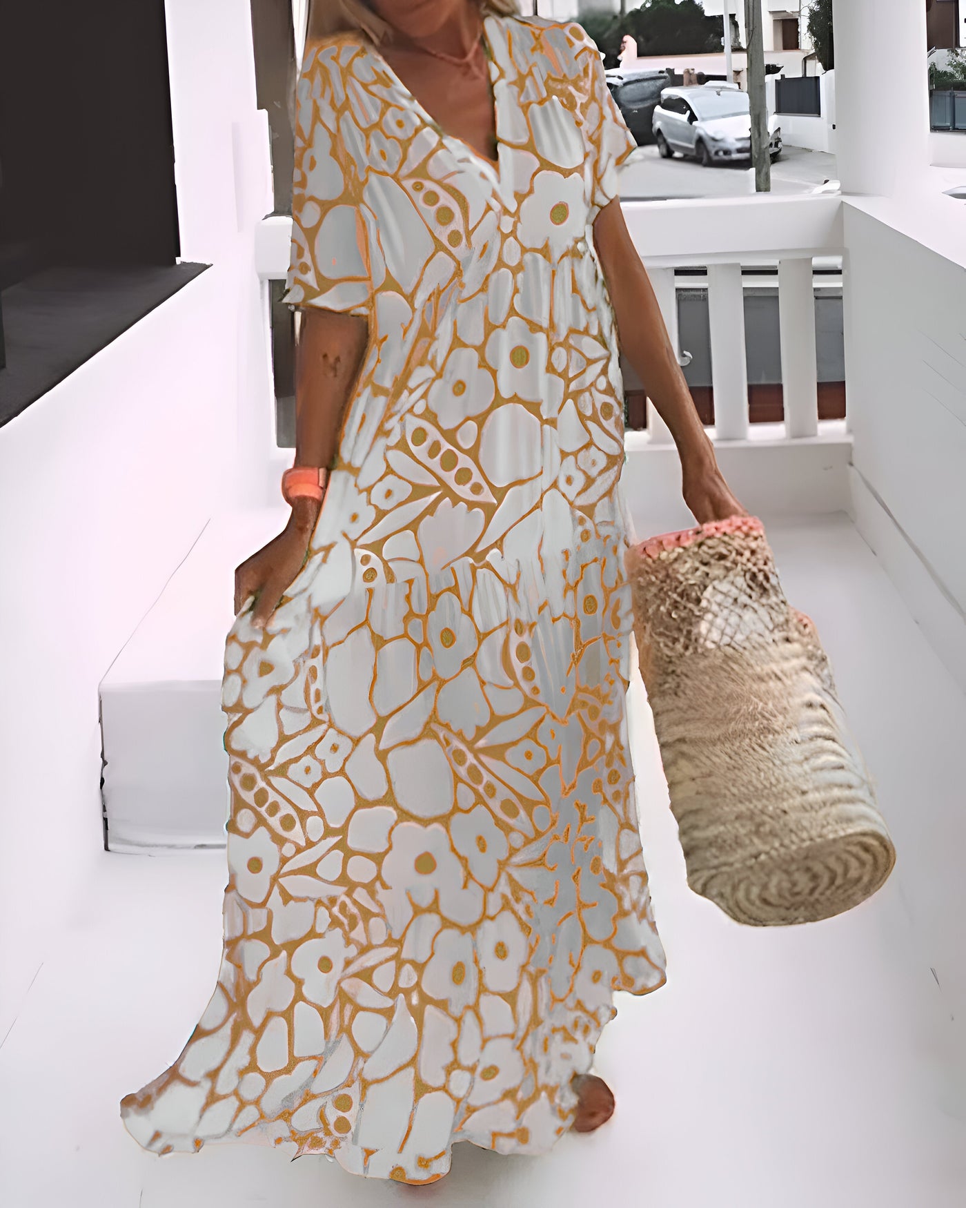 Helena™ - Printed Maxi Dress