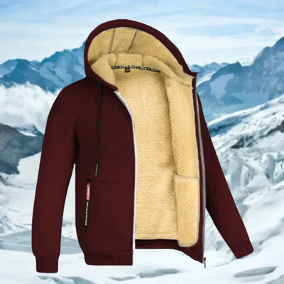 Arie™ - Men's Winter Coat with Hood and Fleece